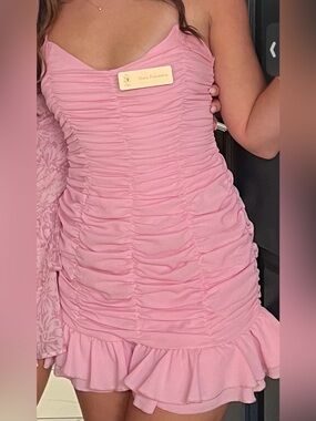 Lucy in the Sky Pink Mini Dress
